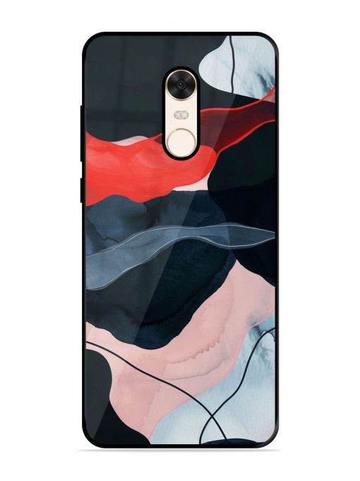 Dark Currents Glossy Soft Edge Case for Xiaomi Redmi Note 5 Chachhi