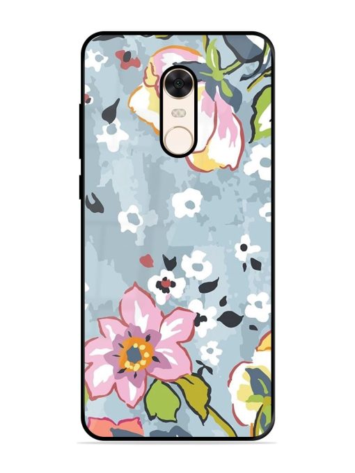 Floral Fantasy Glossy Soft Edge Case for Xiaomi Redmi Note 5 Chachhi