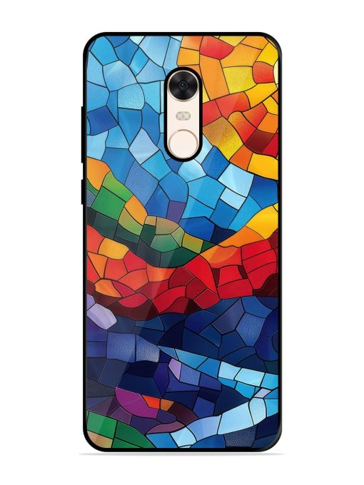 Mosaic Sunset Glossy Soft Edge Case for Xiaomi Redmi Note 5 Chachhi