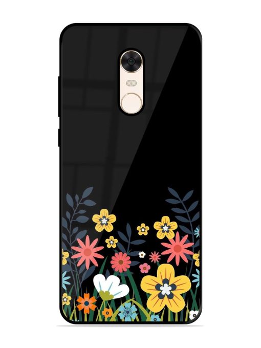 Floral Night Sky Glossy Soft Edge Case for Xiaomi Redmi Note 5 Chachhi