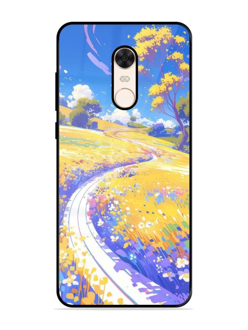 Vibrant Spring Meadow Glossy Soft Edge Case for Xiaomi Redmi Note 5 Chachhi