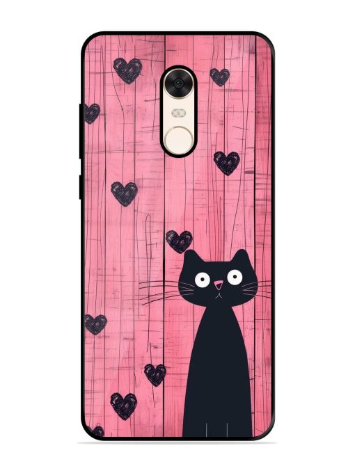 Feline Valentine'S Day Glossy Soft Edge Case for Xiaomi Redmi Note 5 Chachhi