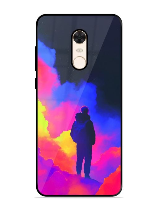 Cosmic Wanderer Glossy Soft Edge Case for Xiaomi Redmi Note 5 Chachhi