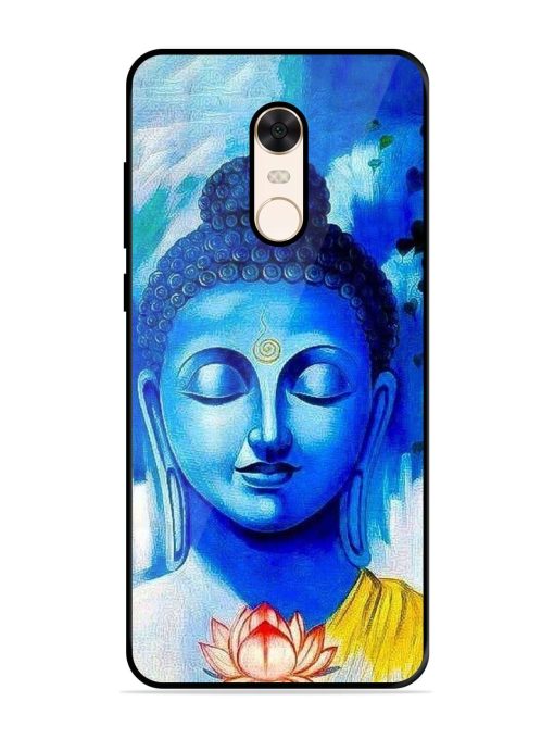 Serene Buddha With Lotus Glossy Soft Edge Case for Xiaomi Redmi Note 5 Chachhi