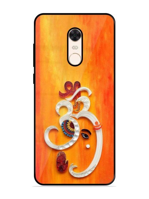 Ganesha In Quilling Art Glossy Soft Edge Case for Xiaomi Redmi Note 5 Chachhi