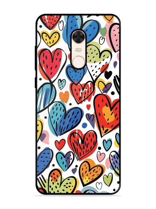 Heartfelt Harmony Glossy Soft Edge Case for Xiaomi Redmi Note 5 Chachhi