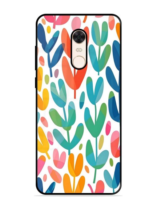 Rainbow Of Blooms Glossy Soft Edge Case for Xiaomi Redmi Note 5 Chachhi