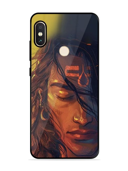 Tranquil Shiva Glossy Soft Edge Case for Xiaomi Redmi Note 5 Pro Chachhi