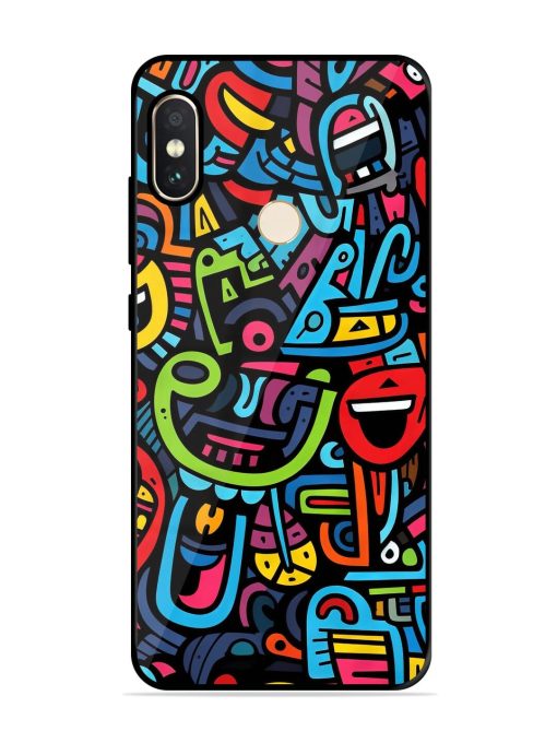 Doodlephoria Glossy Soft Edge Case for Xiaomi Redmi Note 5 Pro Chachhi