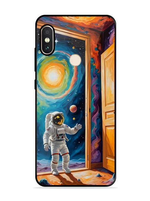 Artistic Space Glossy Soft Edge Case for Xiaomi Redmi Note 5 Pro Chachhi