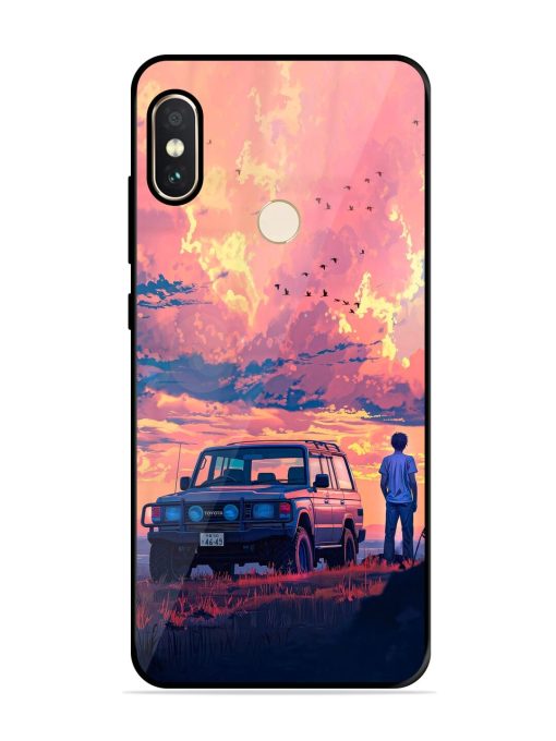 Solitude'S Horizon Glossy Soft Edge Case for Xiaomi Redmi Note 5 Pro Chachhi