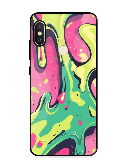 Gooey Grooves Glossy Soft Edge Case for Xiaomi Redmi Note 5 Pro Chachhi