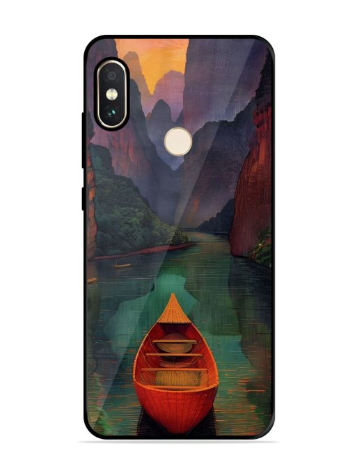 Serene Passage Glossy Soft Edge Case for Xiaomi Redmi Note 5 Pro Chachhi