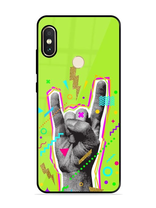 Neon Rock Glossy Soft Edge Case for Xiaomi Redmi Note 5 Pro Chachhi