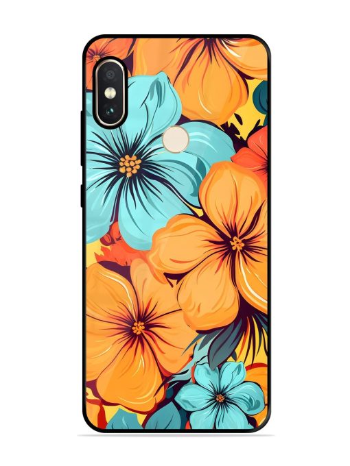 Tropical Bloom Glossy Soft Edge Case for Xiaomi Redmi Note 5 Pro Chachhi