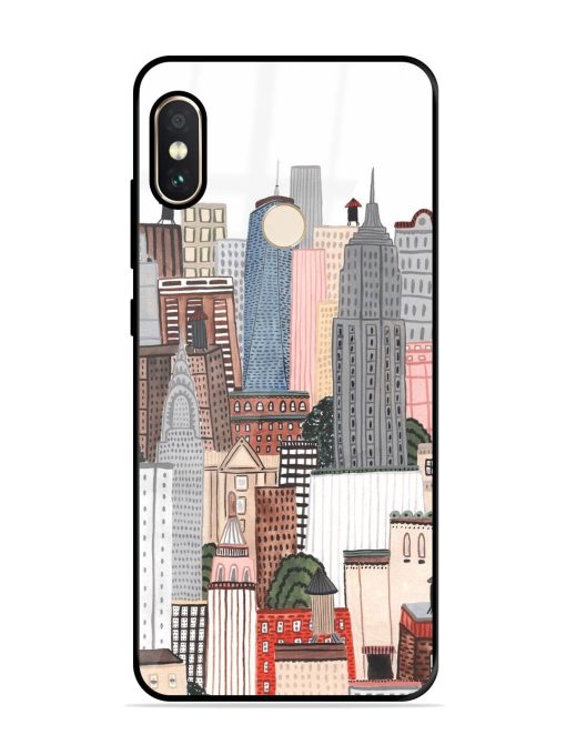 Cityscape Dreams Glossy Soft Edge Case for Xiaomi Redmi Note 5 Pro Chachhi