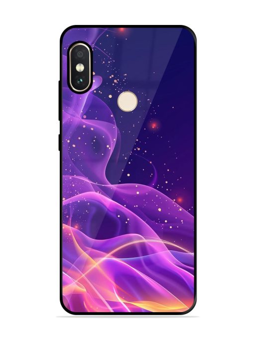 Cosmic Currents Glossy Soft Edge Case for Xiaomi Redmi Note 5 Pro Chachhi