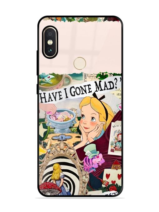 Mad Hatter'S Collage Glossy Soft Edge Case for Xiaomi Redmi Note 5 Pro Chachhi