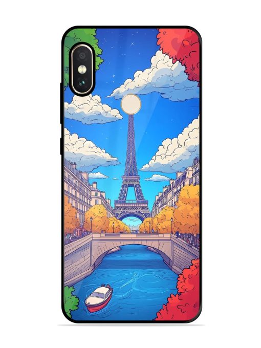 Parisian Panorama Glossy Soft Edge Case for Xiaomi Redmi Note 5 Pro Chachhi