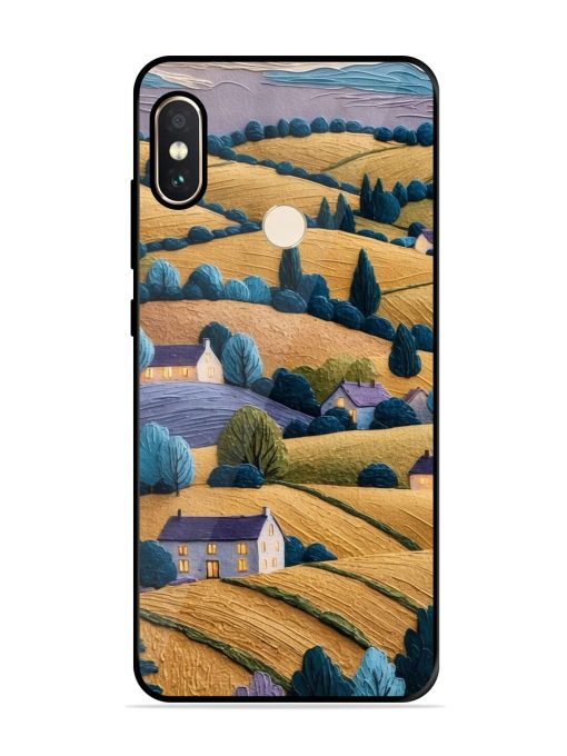 Rolling Hilltop Haven Glossy Soft Edge Case for Xiaomi Redmi Note 5 Pro Chachhi