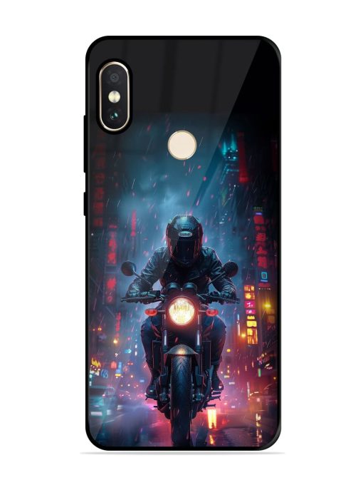 Neon Nights Glossy Soft Edge Case for Xiaomi Redmi Note 5 Pro Chachhi