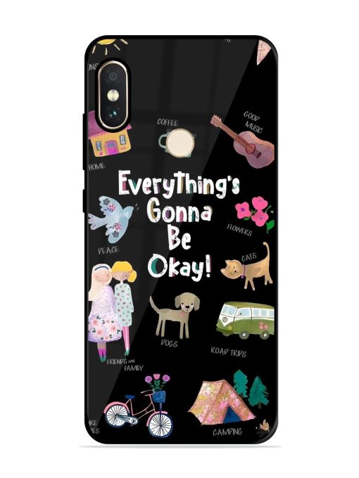 Everything'S Gonna Be Okay Glossy Soft Edge Case for Xiaomi Redmi Note 5 Pro Chachhi