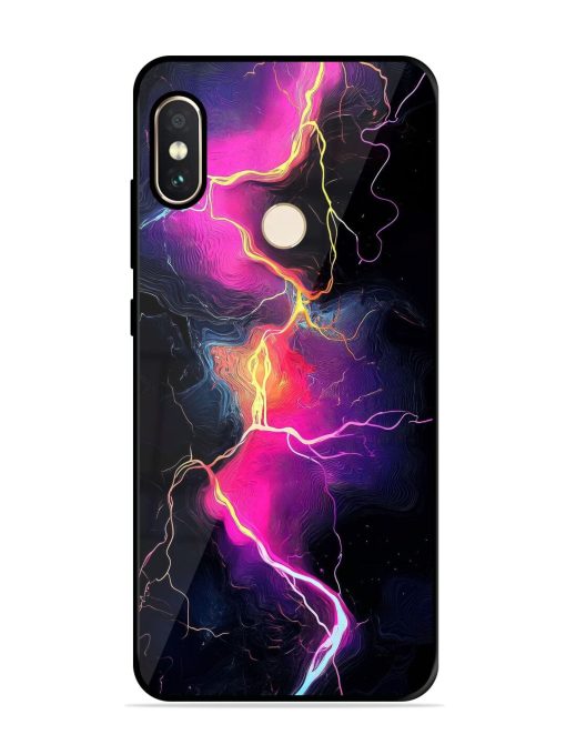 Electric Dreams Glossy Soft Edge Case for Xiaomi Redmi Note 5 Pro Chachhi