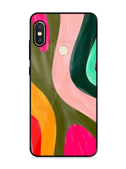 Wavy Wonder Glossy Soft Edge Case for Xiaomi Redmi Note 5 Pro Chachhi