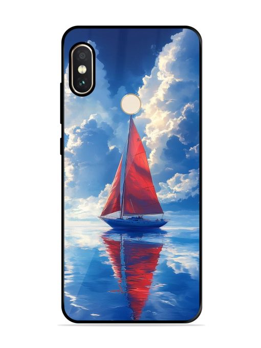 Crimson Sails Glossy Soft Edge Case for Xiaomi Redmi Note 5 Pro Chachhi