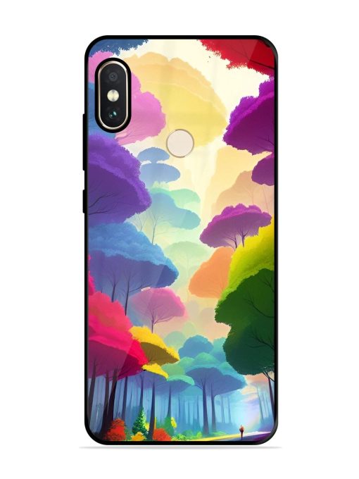 Rainbow Road Glossy Soft Edge Case for Xiaomi Redmi Note 5 Pro Chachhi