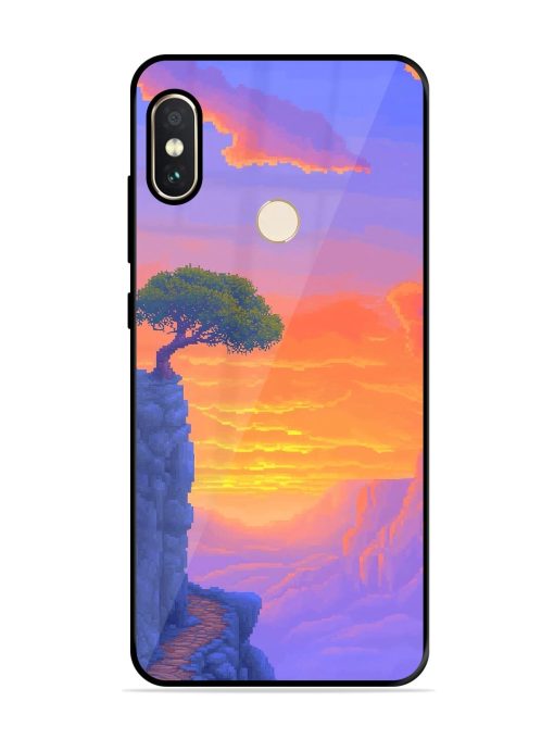 Cliffside Solitude Glossy Soft Edge Case for Xiaomi Redmi Note 5 Pro Chachhi