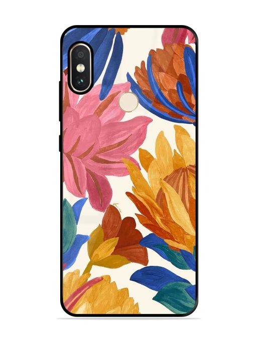 Blooming Tapestry Glossy Soft Edge Case for Xiaomi Redmi Note 5 Pro Chachhi