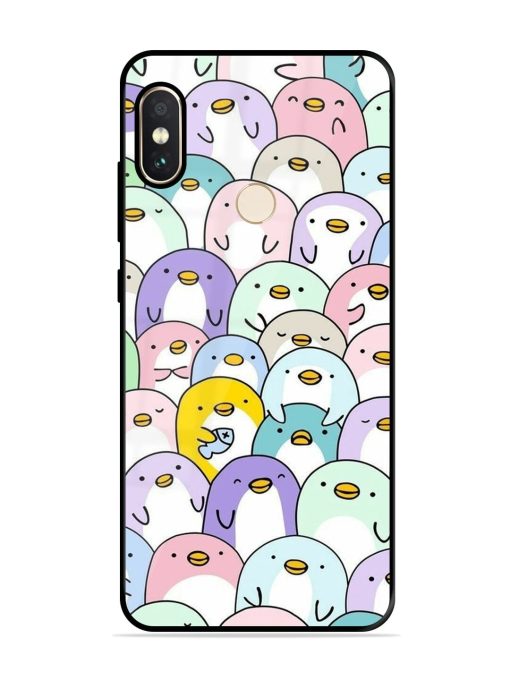 Penguin Party Glossy Soft Edge Case for Xiaomi Redmi Note 5 Pro Chachhi