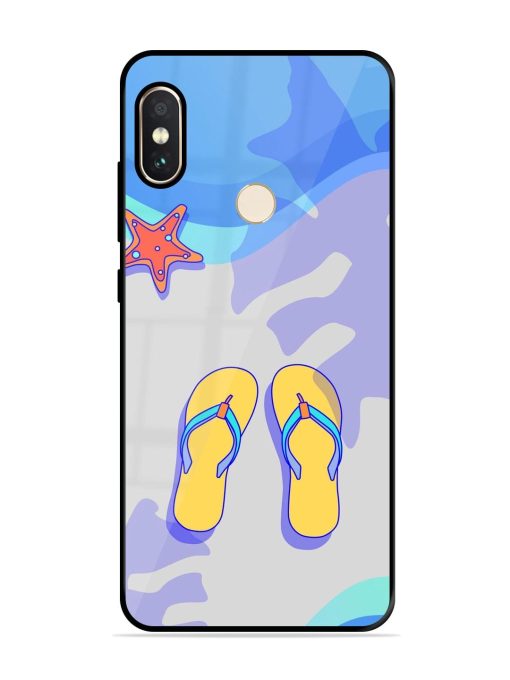 Sandy Toes And Salty Seas Glossy Soft Edge Case for Xiaomi Redmi Note 5 Pro Chachhi