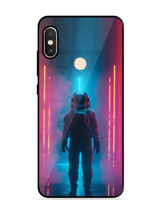 Neon Astronaut Glossy Soft Edge Case for Xiaomi Redmi Note 5 Pro Chachhi