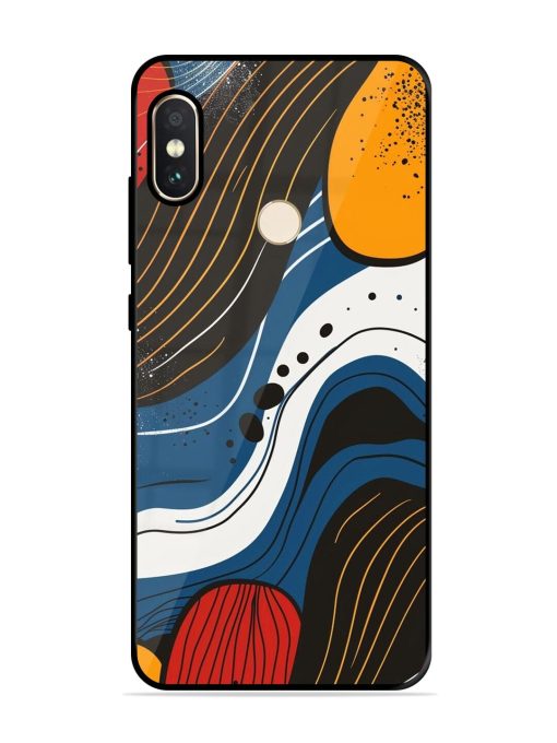 Abstract Expression Glossy Soft Edge Case for Xiaomi Redmi Note 5 Pro Chachhi