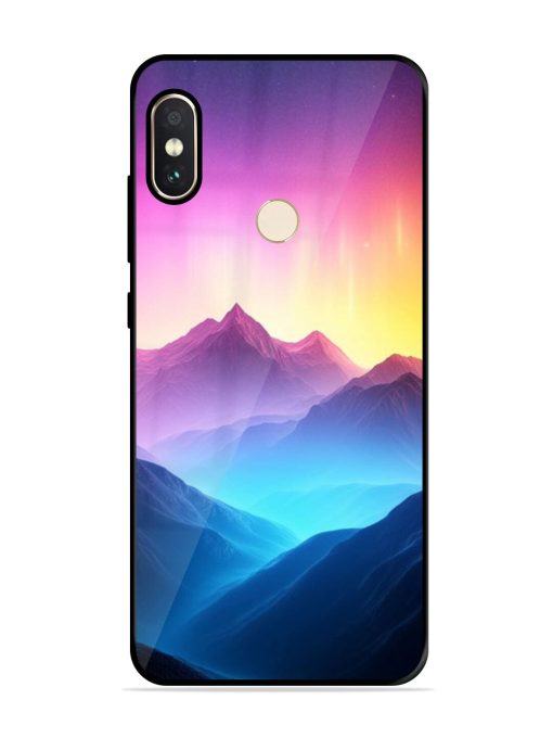 Cosmic Mountains Glossy Soft Edge Case for Xiaomi Redmi Note 5 Pro Chachhi