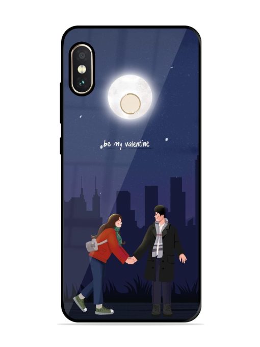 Moonlight Proposal Glossy Soft Edge Case for Xiaomi Redmi Note 5 Pro Chachhi