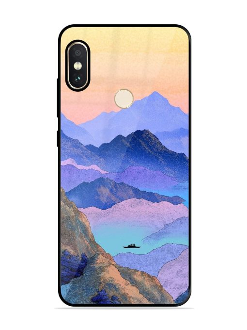 Mountain Mist Glossy Soft Edge Case for Xiaomi Redmi Note 5 Pro Chachhi