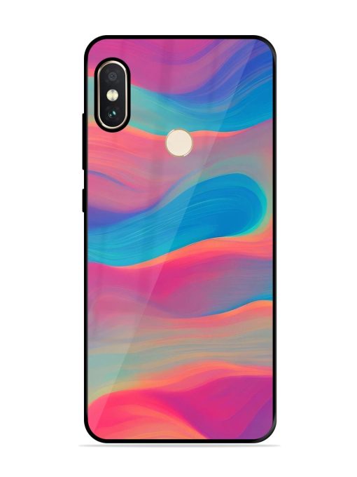 Wavy Wonder Glossy Soft Edge Case for Xiaomi Redmi Note 5 Pro Chachhi