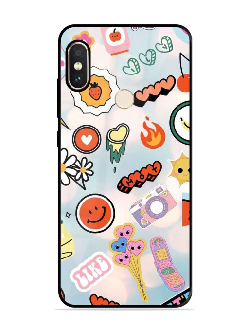 Cheerful Glossy Soft Edge Case for Xiaomi Redmi Note 5 Pro Chachhi