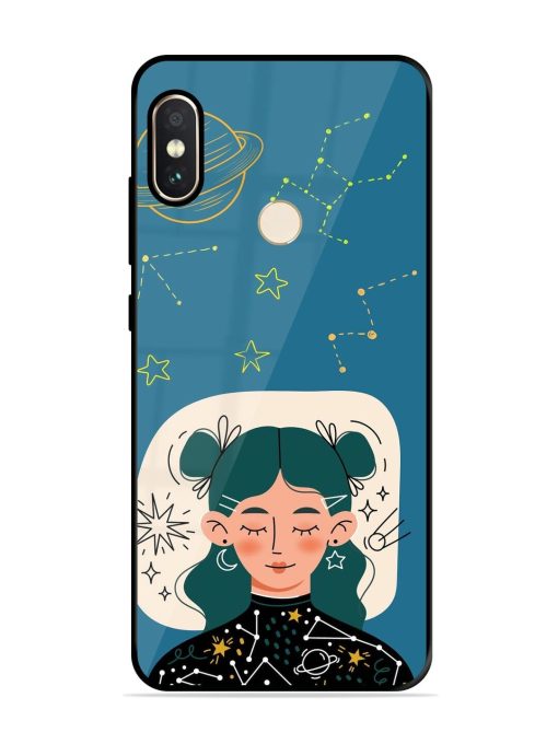 Cosmic Daydreamer Glossy Soft Edge Case for Xiaomi Redmi Note 5 Pro Chachhi