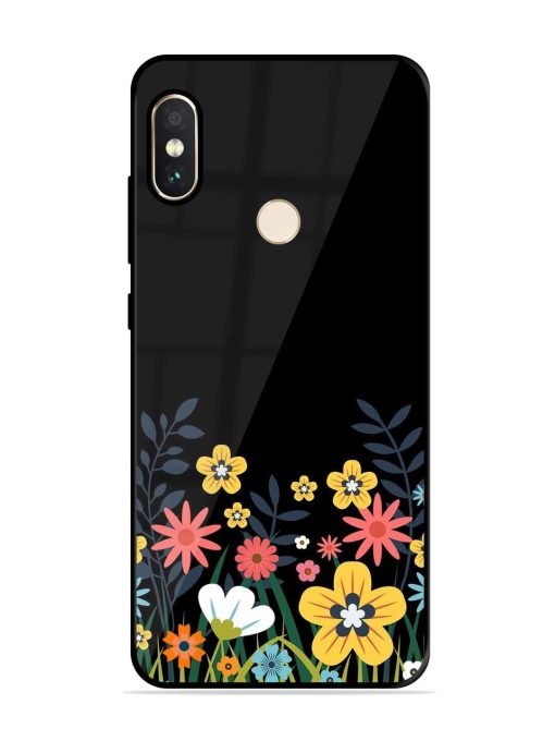 Floral Night Sky Glossy Soft Edge Case for Xiaomi Redmi Note 5 Pro Chachhi