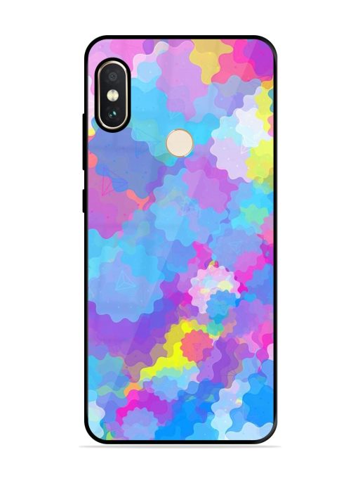 Psychedelic Cloud Burst Glossy Soft Edge Case for Xiaomi Redmi Note 5 Pro Chachhi