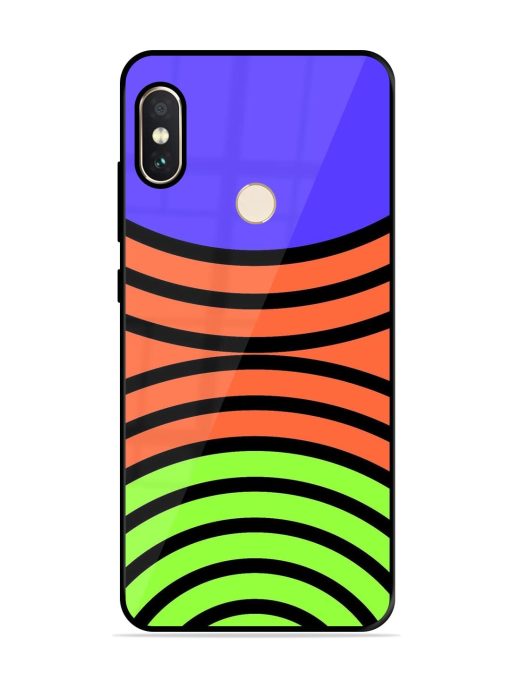 Psychedelic Stripe Symphony Glossy Soft Edge Case for Xiaomi Redmi Note 5 Pro Chachhi