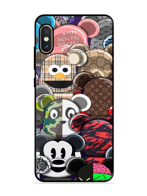 Streetwear Bearbrick Extravaganza Glossy Soft Edge Case for Xiaomi Redmi Note 5 Pro Chachhi