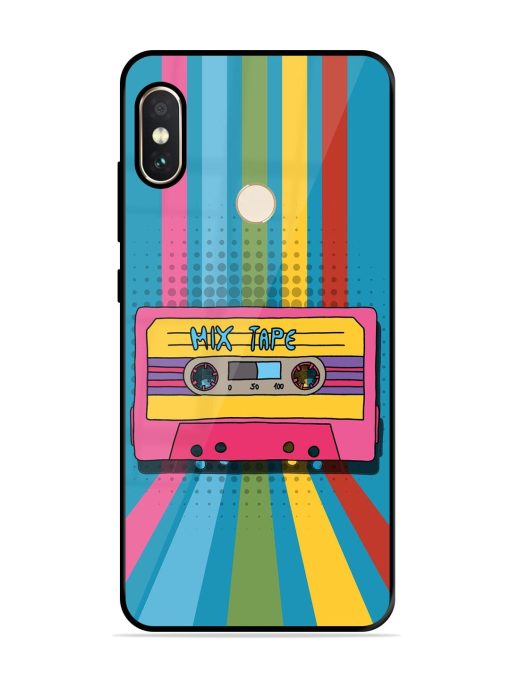 Retro Cassette Tapes Glossy Soft Edge Case for Xiaomi Redmi Note 5 Pro Chachhi