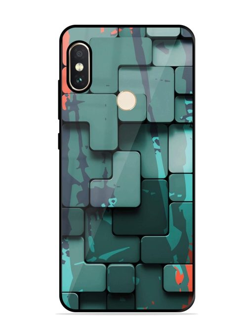 Abstract Geometric Mosaic Glossy Soft Edge Case for Xiaomi Redmi Note 5 Pro Chachhi