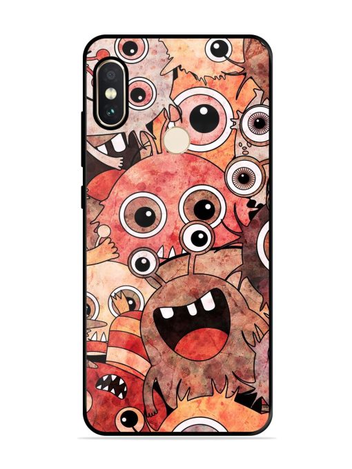 Monster Mash Glossy Soft Edge Case for Xiaomi Redmi Note 5 Pro Chachhi