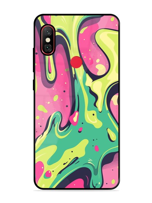 Gooey Grooves Glossy Soft Edge Case for Xiaomi Redmi Note 6 Pro Chachhi